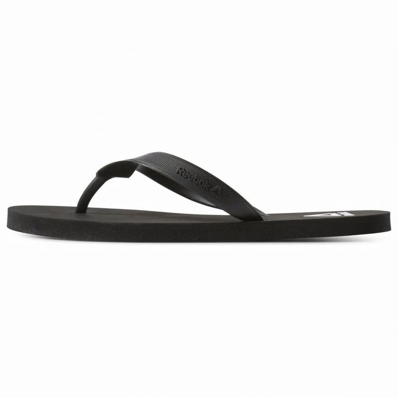 Papuci Reebok Cash Flip Dama Negrii/Albi Romania GN7388WV